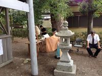 茅の輪くぐり
