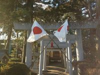 熊野宇気比神社の迎春準備