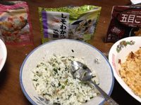 非常食しそわかめご飯